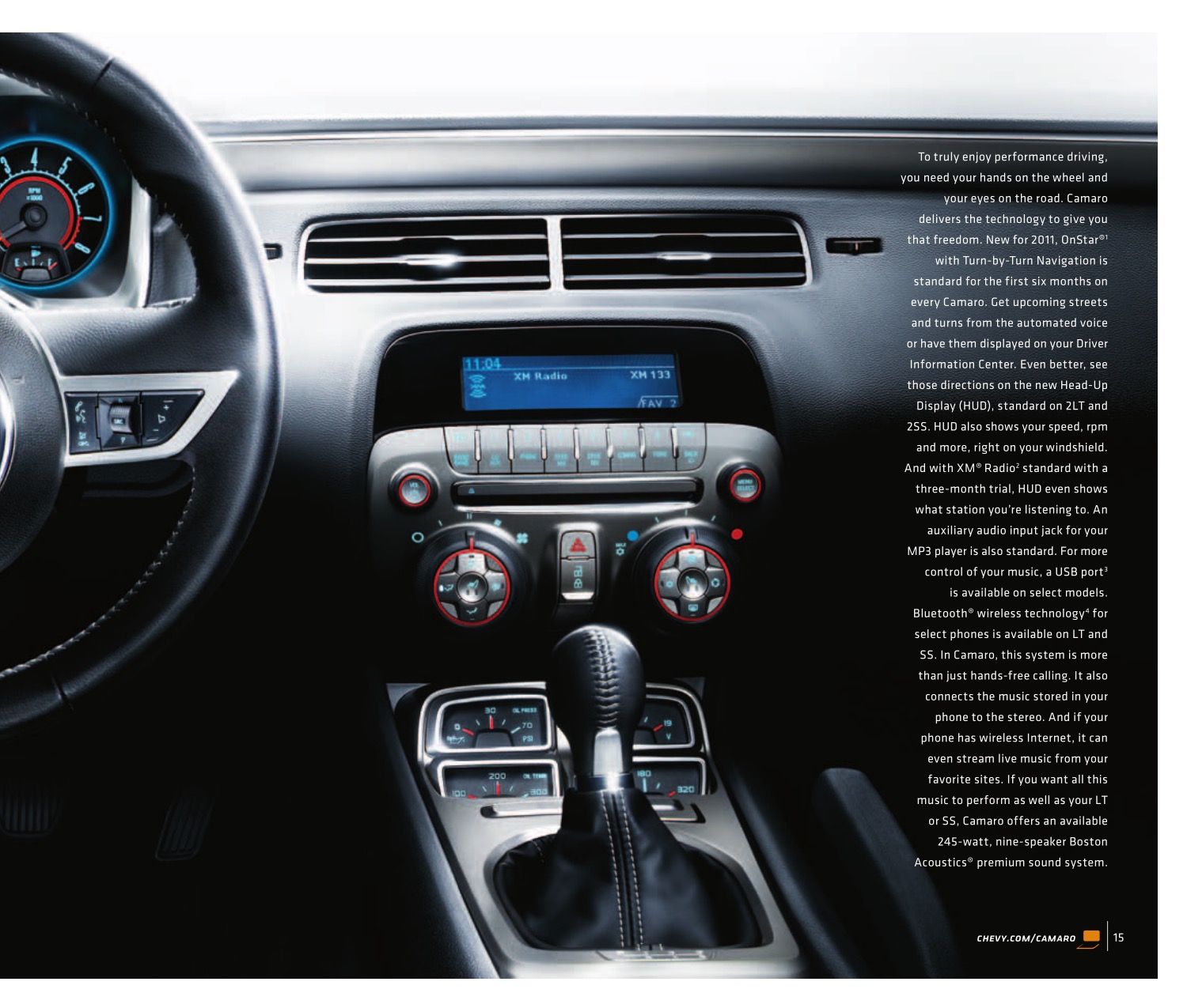 2011 Chev Camaro Brochure Page 18